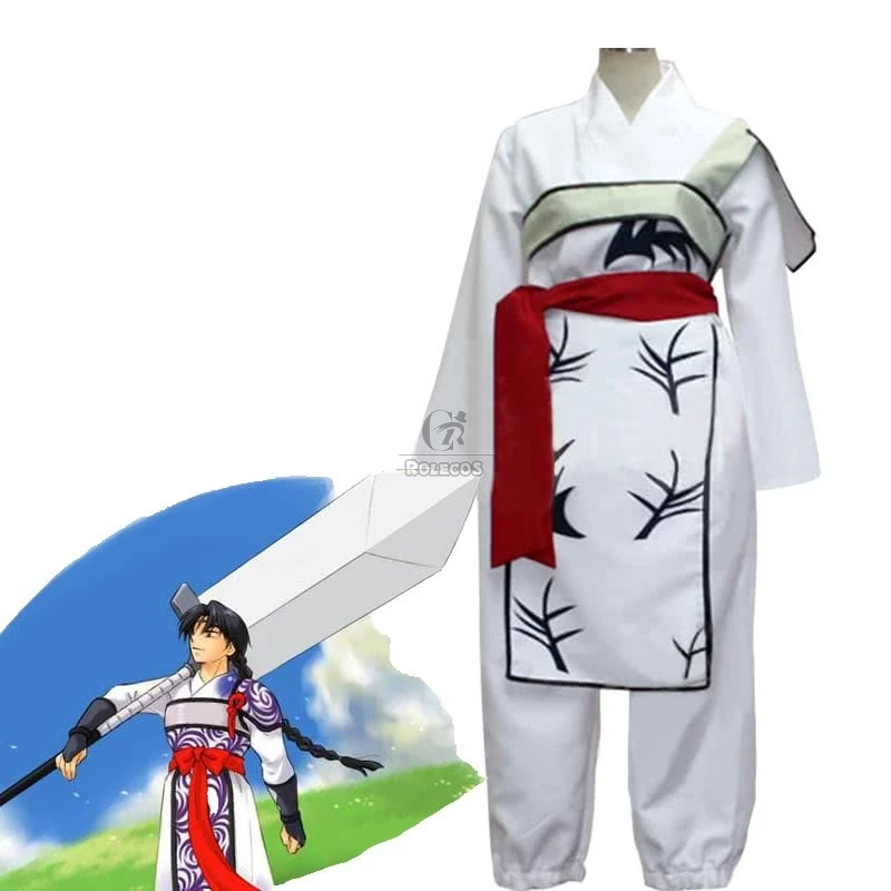 Inuyasha Bankotsu Cosplay Costume Clothing Kimono 1 Inuyasha Bankotsu Cosplay Costume Clothing Kimono