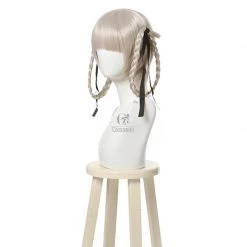 28cm Kakegurui Momobami Kirari Synthetic Silver Cosplay Wigs -Anime Costumes store online 28cm kakegurui momobami kirari synthetic silver cosplay wigs 7