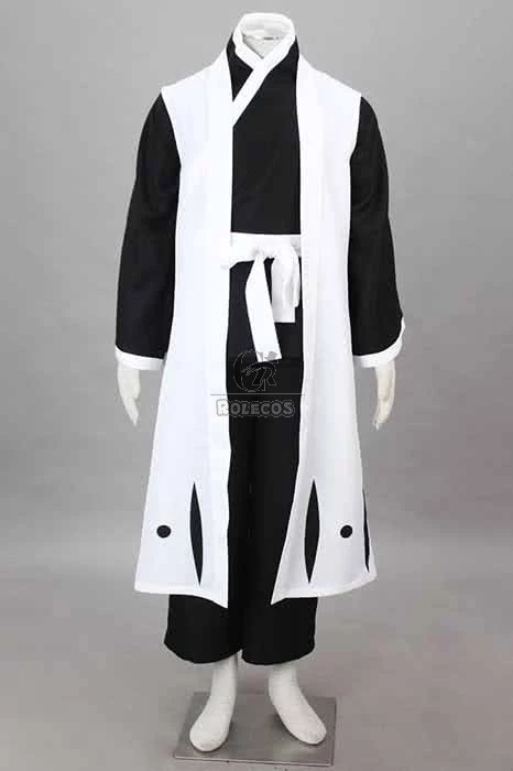 Bleach Gotei Thirteen Gin Ichimaru Captain of the 3rd Division Soul Reaper Kimono Cosplay Costumes 2 Bleach Gotei Thirteen Gin Ichimaru Captain of the 3rd Division Soul Reaper Kimono Cosplay Costumes - Image 2