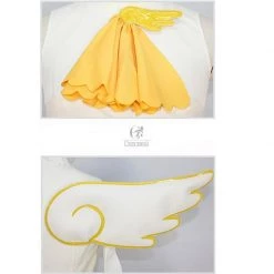 Cardcaptor Sakura Sakura Kinomoto Shapeshift Yellow Dress Cosplay Costumes -Anime Costumes store online 2 447