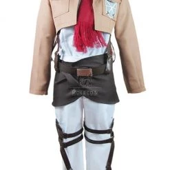 Attack On Titan Shingeki no Kyojin Mikasa Ackerman Trainee Class Uniform Cosplay Costumes -Anime Costumes store online 2 75