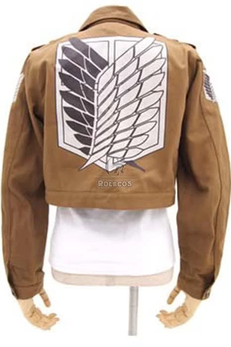 Attack on Titan The Recon Corps Wings of Freedom Boy's Jaket Cosplay Costume 2 Attack on Titan The Recon Corps Wings of Freedom Boy's Jaket Cosplay Costume - Image 2