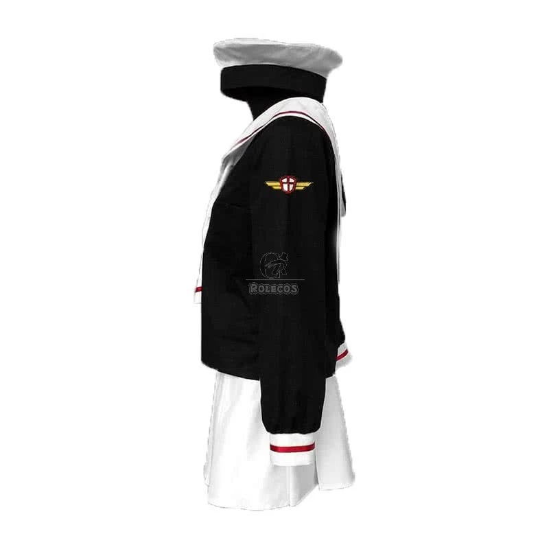 Cardcaptor Sakura Kinomoto Sakura Tomoeda Winter School Uniform Cosplay Costume 4 Cardcaptor Sakura Kinomoto Sakura Tomoeda Winter School Uniform Cosplay Costume - Image 4