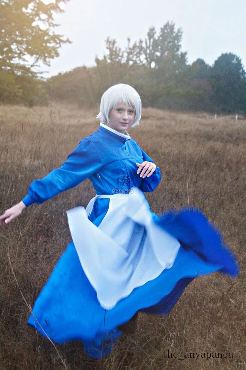 Howl's Moving Castle Sophie Hatter Cosplay Costume 2 Howl's Moving Castle Sophie Hatter Cosplay Costume - Image 2