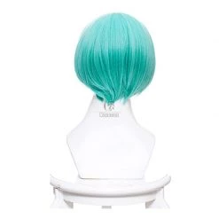 Houseki no Kuni Phosphophyllite Land of the Lustrous Short Green Cosplay Wigs 5 Houseki no Kuni Phosphophyllite Land of the Lustrous Short Green Cosplay Wigs -Anime Costumes store online 33 4 3