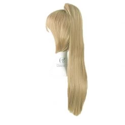 Gintama Okita Sougo Flax Brown Clip Ponytail Female Cosplay Wigs -Anime Costumes store online 33 4 8