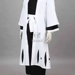 Bleach Gotei Thirteen Jūshirō Ukitake Captain of the 13th Division Soul Reaper Kimono Cosplay Costumes -Anime Costumes store online 3 133