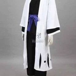 Bleach Gotei Thirteen Kaname Tōsen Captain of the 9th Division Soul Reaper Kimono Cosplay Costumes 7 Bleach Gotei Thirteen Kaname Tōsen Captain of the 9th Division Soul Reaper Kimono Cosplay Costumes -Anime Costumes store online 3 150