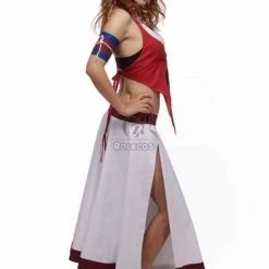 Bleach Kūkaku Shiba Red Kimono White Dress Cosplay Costumes -Anime Costumes store online 3 161 1