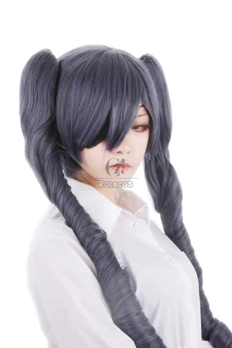 Black Butler Ciel Phantomhive Long Blue Grey Cosplay Hair 2 Black Butler Ciel Phantomhive Long Blue Grey Cosplay Hair - Image 2