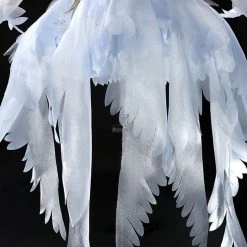 Cardcaptor Clear Card Sakura Sakura Kinomoto Ice Angel White Formal Dress Cosplay Costume -Anime Costumes store online 3 412