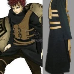 Naruto Gaara Cosplay Costumes Comic Version Hardcover Black 2th Generation -Anime Costumes store online 3 46