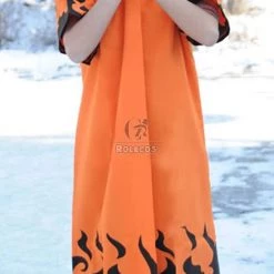 Anime Naruto 6th Hokage Cosplay Costumes Outfit Uzumaki Naruto Cloak -Anime Costumes store online 3 6 1