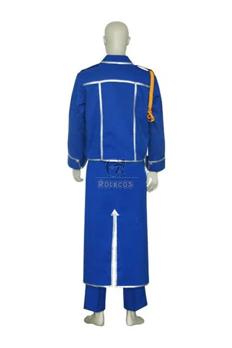 Anime FullMetal Alchemist Roy Mustang Military Cosplay Costumes 4 Anime FullMetal Alchemist Roy Mustang Military Cosplay Costumes - Image 4