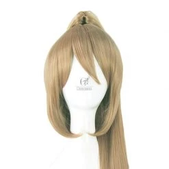 Gintama Okita Sougo Flax Brown Clip Ponytail Female Cosplay Wigs -Anime Costumes store online 44 1 7