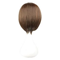 30CM Gintama Okita Sougo Short Dark Brown Cosplay Wigs -Anime Costumes store online 44 7