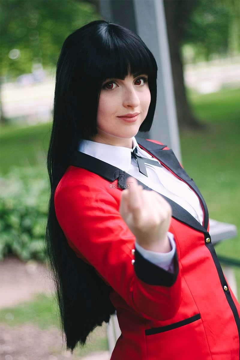 Kakegurui Yumeko Jabami Uniform Cosplay Costumes 3 Kakegurui Yumeko Jabami Uniform Cosplay Costumes - Image 3