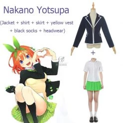 Gotoubun no Hanayome Nakano Ichika/Nakano Nino/Nakano Miku/Nakano Yotsupa/Nakano Itsuki Cosplay Costume -Anime Costumes store online 44 8 7