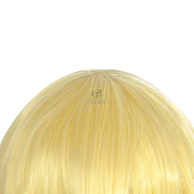45cm Kakegurui Saotome Meari Synthetic Yellow Cosplay Wigs 10 45cm Kakegurui Saotome Meari Synthetic Yellow Cosplay Wigs - Image 10
