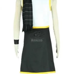 Fairy Tail Natsu Dragneel Cosplay Costume Black And White Suit -Anime Costumes store online 4 111 1