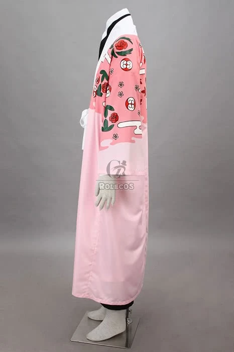 Bleach Gotei Thirteen Shunsui Kyōraku Captain of the 8th Division Soul Reaper Kimono Cosplay Costumes 3 Bleach Gotei Thirteen Shunsui Kyōraku Captain of the 8th Division Soul Reaper Kimono Cosplay Costumes - Image 3
