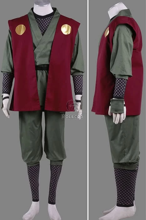 Naruto Jiraiya Man's Cosplay Costumes Somplete Set 5 Naruto Jiraiya Man's Cosplay Costumes Somplete Set - Image 5