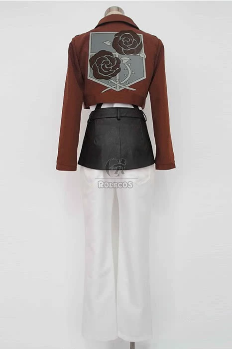 Attack On Titan Stationed Corps Rosa rugosa Uniform Cosplay Costme 4 Attack On Titan Stationed Corps Rosa rugosa Uniform Cosplay Costme - Image 4