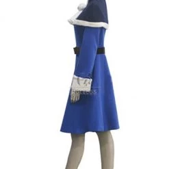 Fairy Tail Rain Woman Juvia Lockser Blue Lolita Dress Cosplay Costumes -Anime Costumes store online 4 94