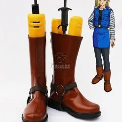 Dragon Ball Z Cyborg 18Gou Cosplay Boots Shoes