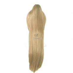 Gintama Okita Sougo Flax Brown Clip Ponytail Female Cosplay Wigs -Anime Costumes store online 55 2 16