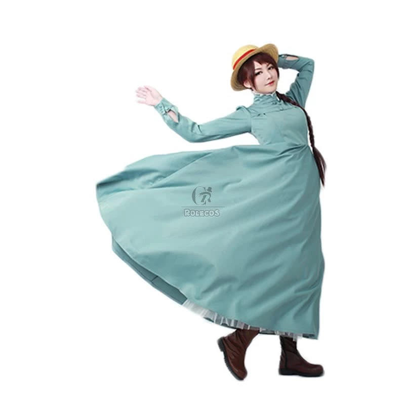 Howl's Moving Castle Sophie Hatter Cosplay Costume 4 Howl's Moving Castle Sophie Hatter Cosplay Costume - Image 4