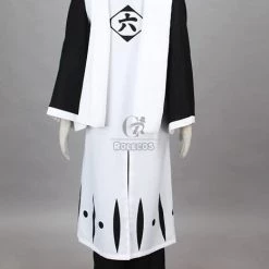 Bleach Gotei Thirteen Byakuya Kuchiki Captain of the 6th Division Soul Reaper Kimono Cosplay Costumes -Anime Costumes store online 5 126