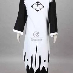 Bleach Gotei Thirteen Kenpachi Zaraki Captain of the 11th Division Soul Reaper Kimono Cosplay Costumes -Anime Costumes store online 5 127 1