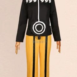 Yellow Suits Naruto Uzumaki Six fairy Nine Second-generation For Male And Female -Anime Costumes store online 5 34