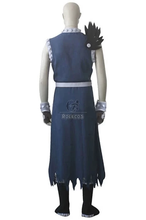 Fairy Tail Dragon Slayer Gajeel Redfox Cosplay Costume 5 Fairy Tail Dragon Slayer Gajeel Redfox Cosplay Costume - Image 5