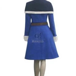 Fairy Tail Rain Woman Juvia Lockser Blue Lolita Dress Cosplay Costumes -Anime Costumes store online 5 69