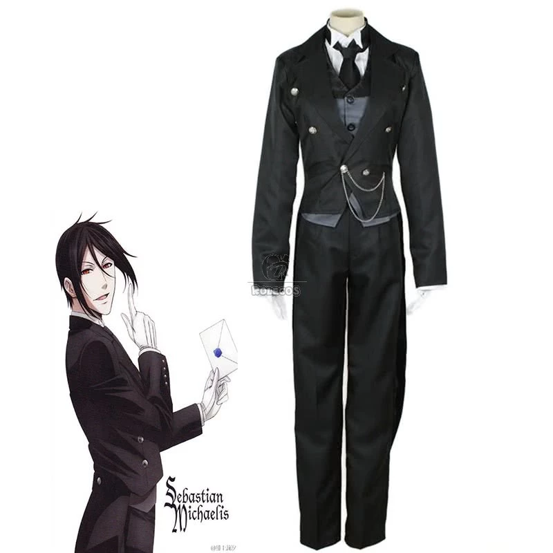 Black Butler Sebastian Michaelis Cosplay Costumes 1 Black Butler Sebastian Michaelis Cosplay Costumes