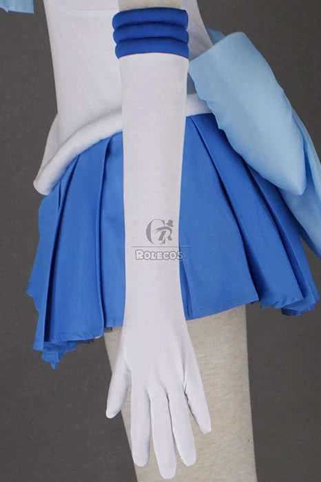 Sailor Moon Sailor Mercury Mizuno Ami Amy Anderson Fighting Uniform Cosplay Costume 5 Sailor Moon Sailor Mercury Mizuno Ami Amy Anderson Fighting Uniform Cosplay Costume - Image 5