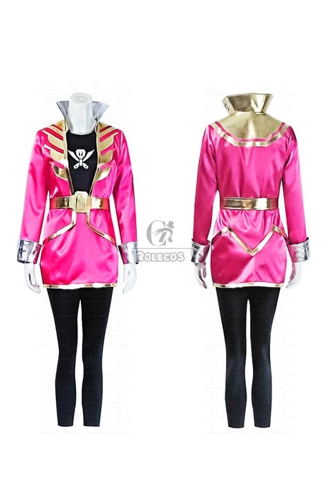 Kaizoku Sentai Gokaiger Pink Cosplay Costume 1 Kaizoku Sentai Gokaiger Pink Cosplay Costume