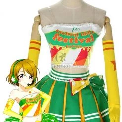Anime Love Live Hanayo Koizumi Cheerleader Cosplay Costume