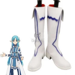 Anime Sword Art Online SAO YuuKi Asuna ALO Boots Shoes