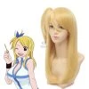 Anime Fairy Tail Lucy Heartphilia Blonde Long Cosplay Wigs