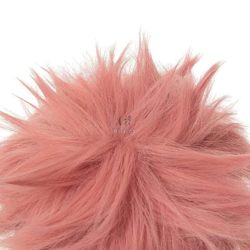 Anime Jujutsu Kaisen Yuji Itadori Pink mixed Black Men Cosplay Wigs - Image 5