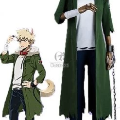 Anime BNHA MHA Katsuki Bakugō Halloween Green Cosplay Costumes