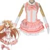 Sword Art Online Asuna Yuuki Cosplay Costume Female Dress
