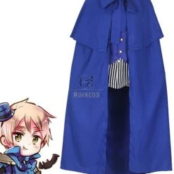 Axis Powers Hetalia Arthur Kirkland Cosplay Costume With Cool Cloak
