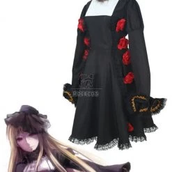 Axis Powers Hetalia Russia Black Dress Cosplay Costume