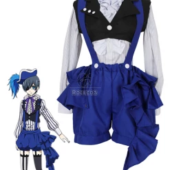 Black Butler Kuroshitsuji Ciel Phantomhive Boy Lolita Cosplay Costume Cool