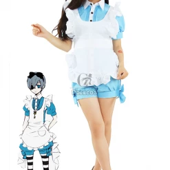 Black Butler Kuroshitsuji Ciel Phantomhive Maid Dress Cosplay Costumes