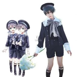 Black Butler Ciel Phantomhiv Childhood Cosplay Costume